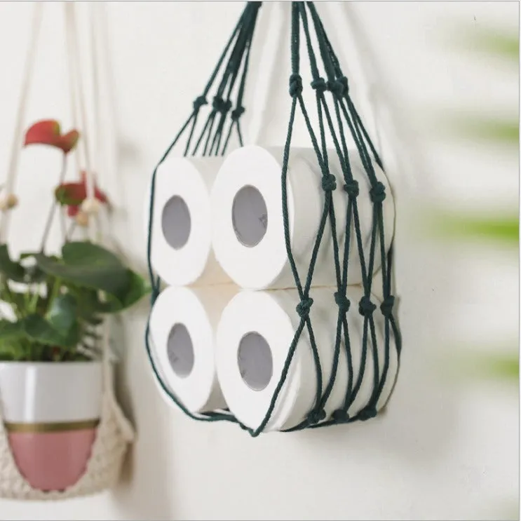 Living Room Wall Hanging Paper Bag & Storage Solutions | Magazine Book Organizer