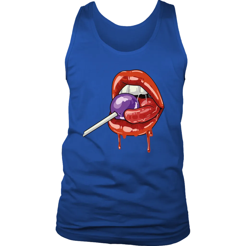 Lollipop T-shirt, Funny Gift T-shirt, Lips Shirt,