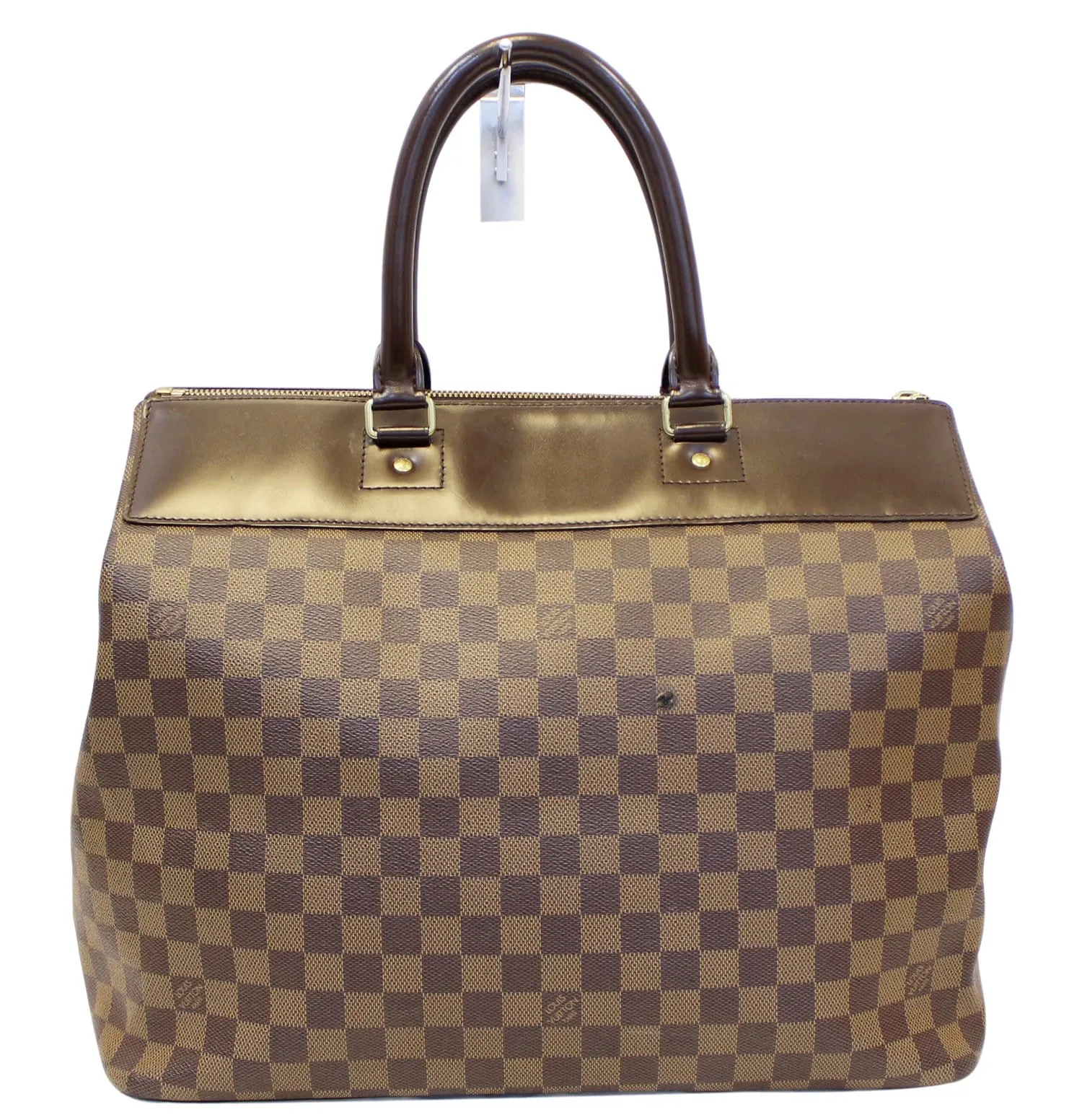 LOUIS VUITTON Damier Ebene Greenwich PM Travel Bag - Sale