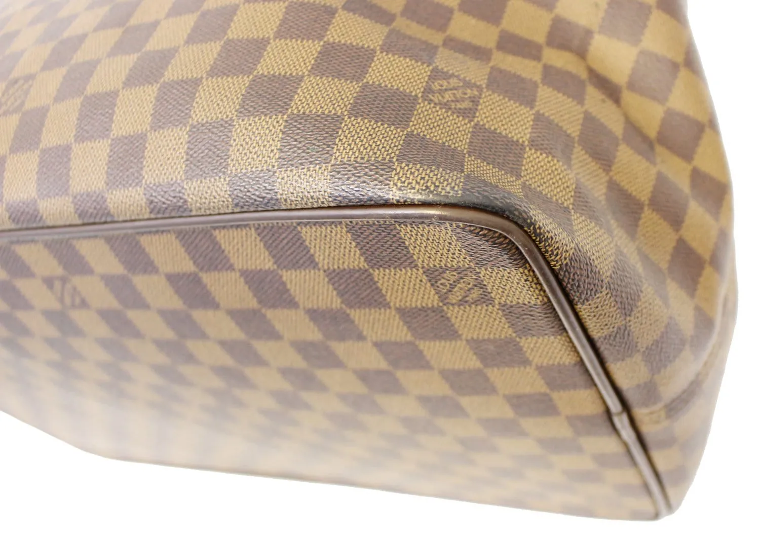 LOUIS VUITTON Damier Ebene Greenwich PM Travel Bag - Sale