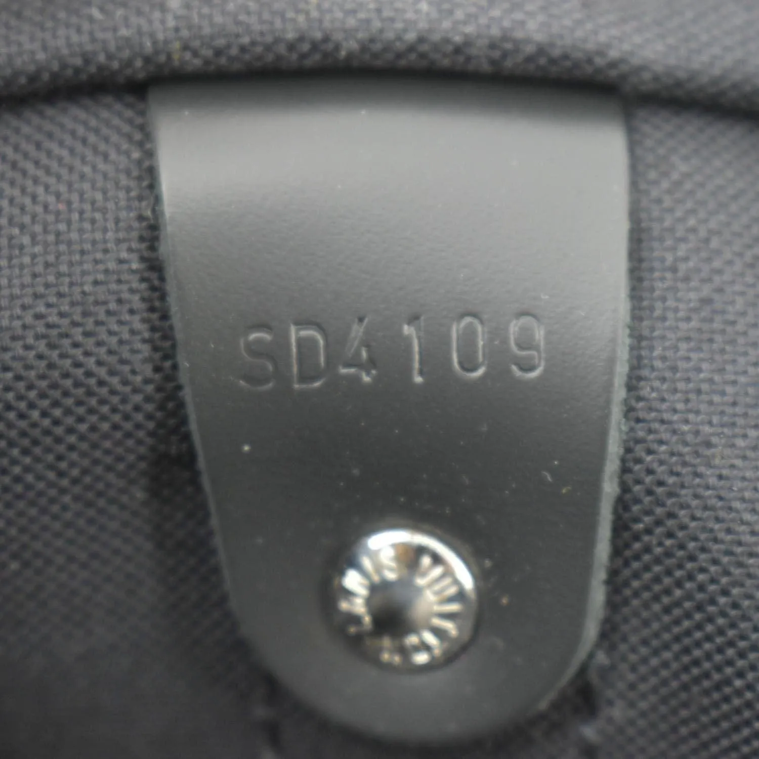 LOUIS VUITTON Keepall 55 Bandouliere Damier Graphite Travel Bag Black