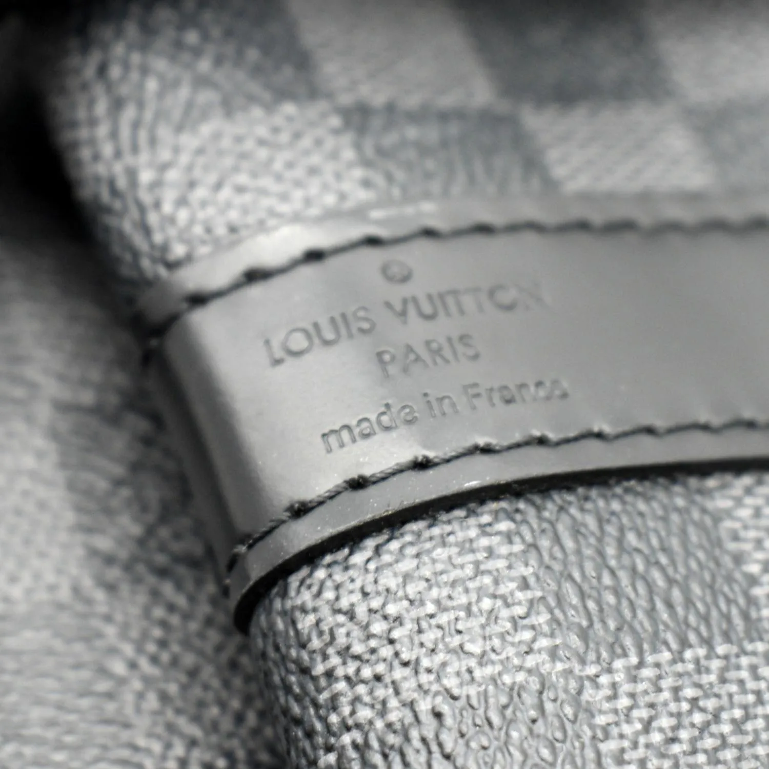 LOUIS VUITTON Keepall 55 Damier Graphite Bandouliere Travel Bag Black