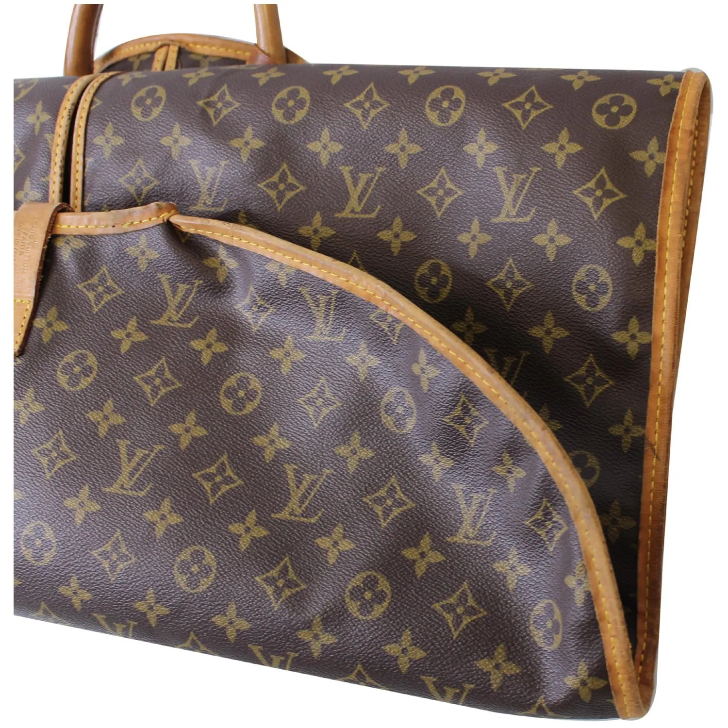 LOUIS VUITTON Monogram Canvas Garment Cover Bag Brown