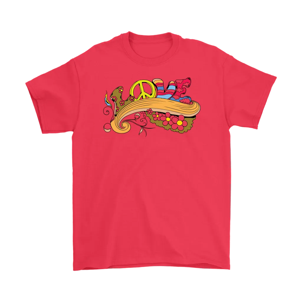 Love T-shirt, Gift of Love, Psychedelic Love Shirt, Gift for Hippie
