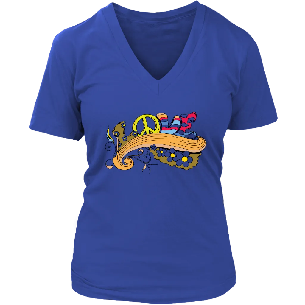 Love T-shirt, Gift of Love, Psychedelic Love Shirt, Gift for Hippie