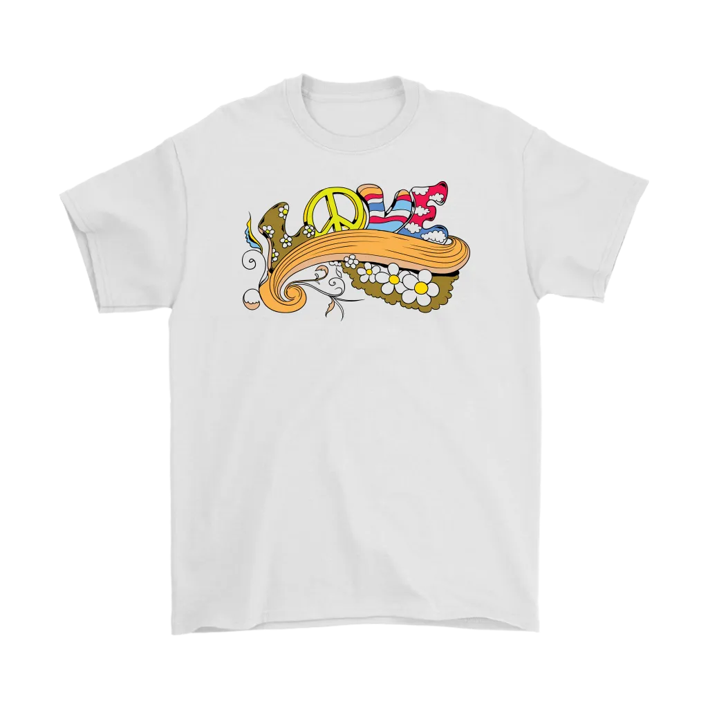 Love T-shirt, Gift of Love, Psychedelic Love Shirt, Gift for Hippie