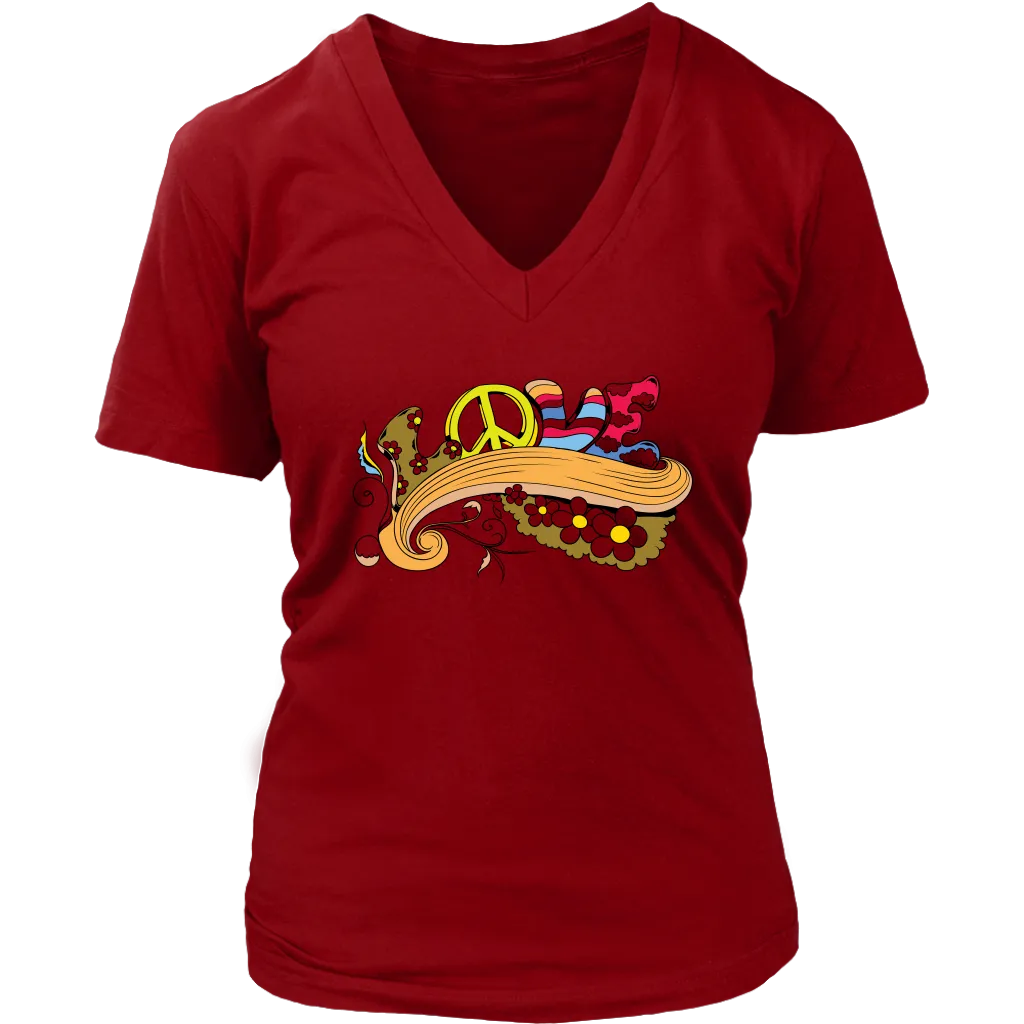 Love T-shirt, Gift of Love, Psychedelic Love Shirt, Gift for Hippie