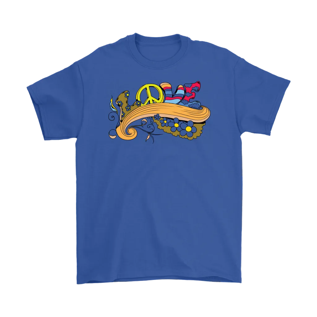 Love T-shirt, Gift of Love, Psychedelic Love Shirt, Gift for Hippie