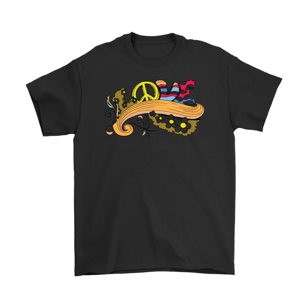 Love T-shirt, Gift of Love, Psychedelic Love Shirt, Gift for Hippie