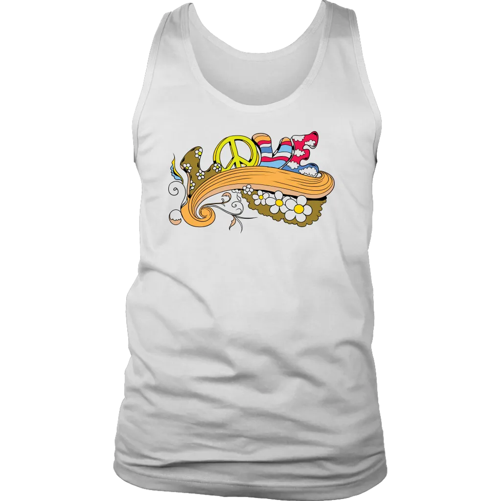 Love T-shirt, Gift of Love, Psychedelic Love Shirt, Gift for Hippie
