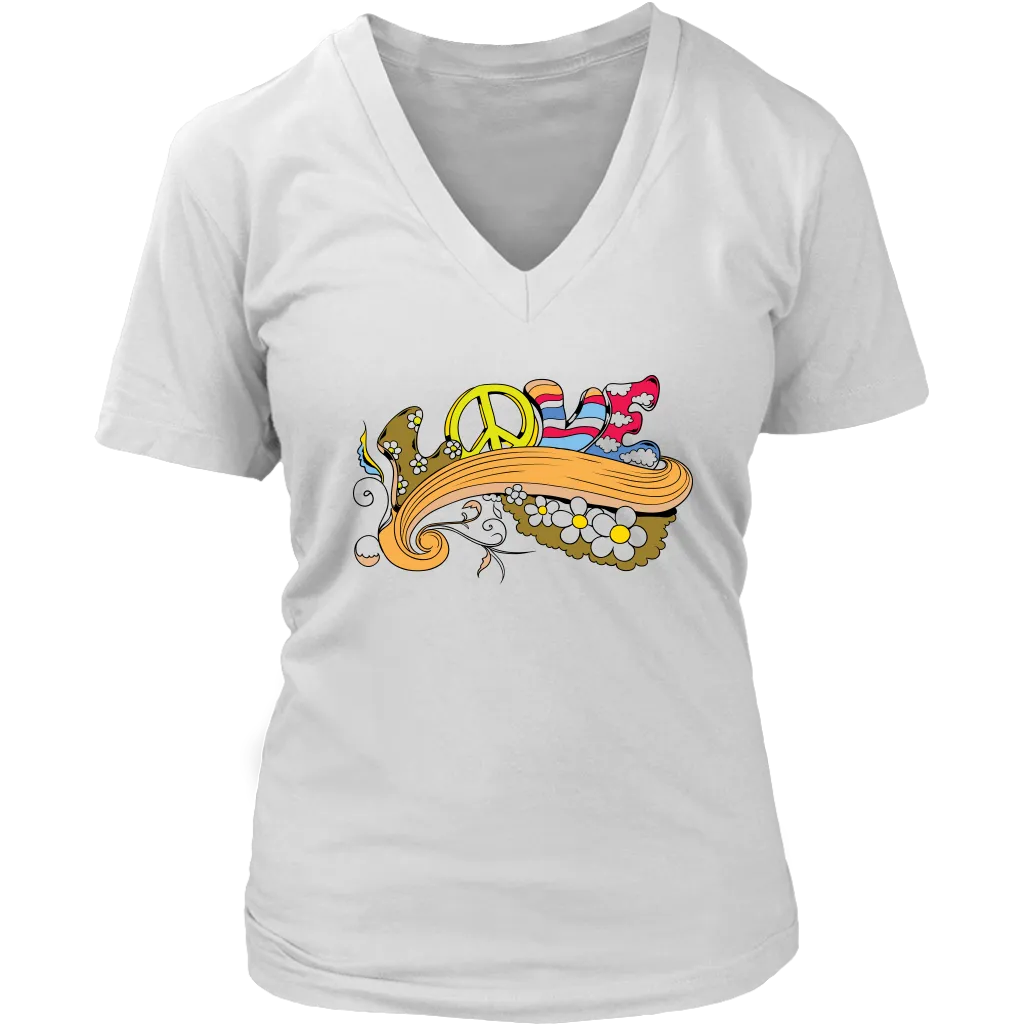 Love T-shirt, Gift of Love, Psychedelic Love Shirt, Gift for Hippie