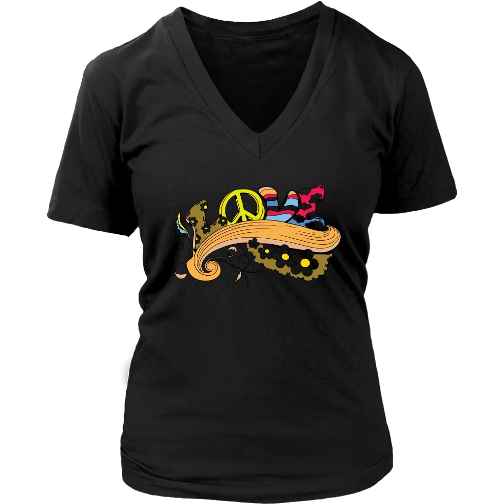 Love T-shirt, Gift of Love, Psychedelic Love Shirt, Gift for Hippie