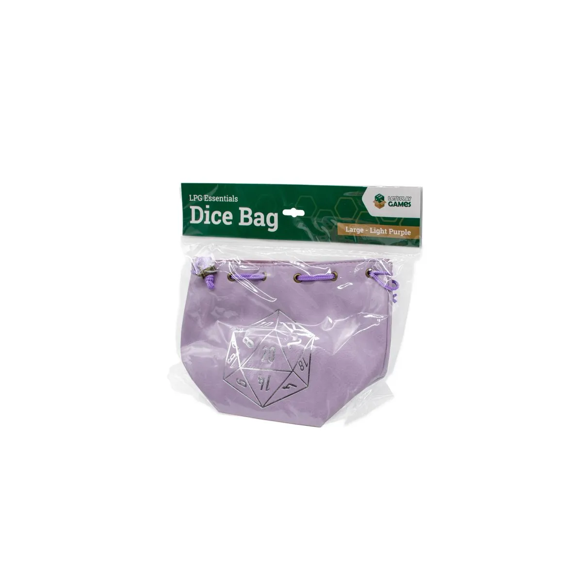 LPG Large Dice Bag - Light Purple