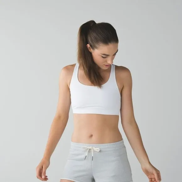 Lululemon Energy Bra White Size 8