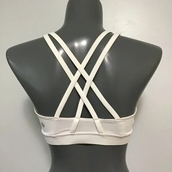 Lululemon Energy Bra White Size 8