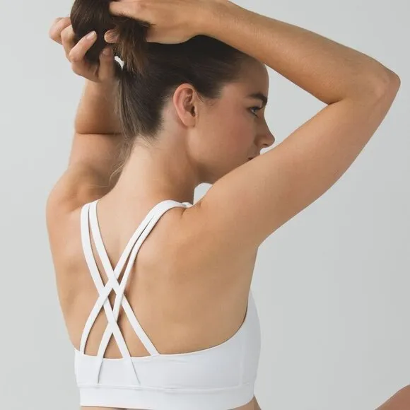 Lululemon Energy Bra White Size 8