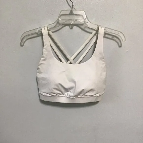 Lululemon Energy Bra White Size 8