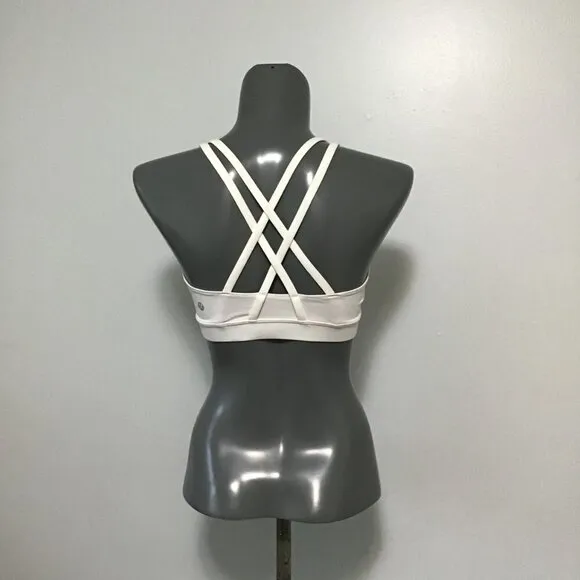 Lululemon Energy Bra White Size 8