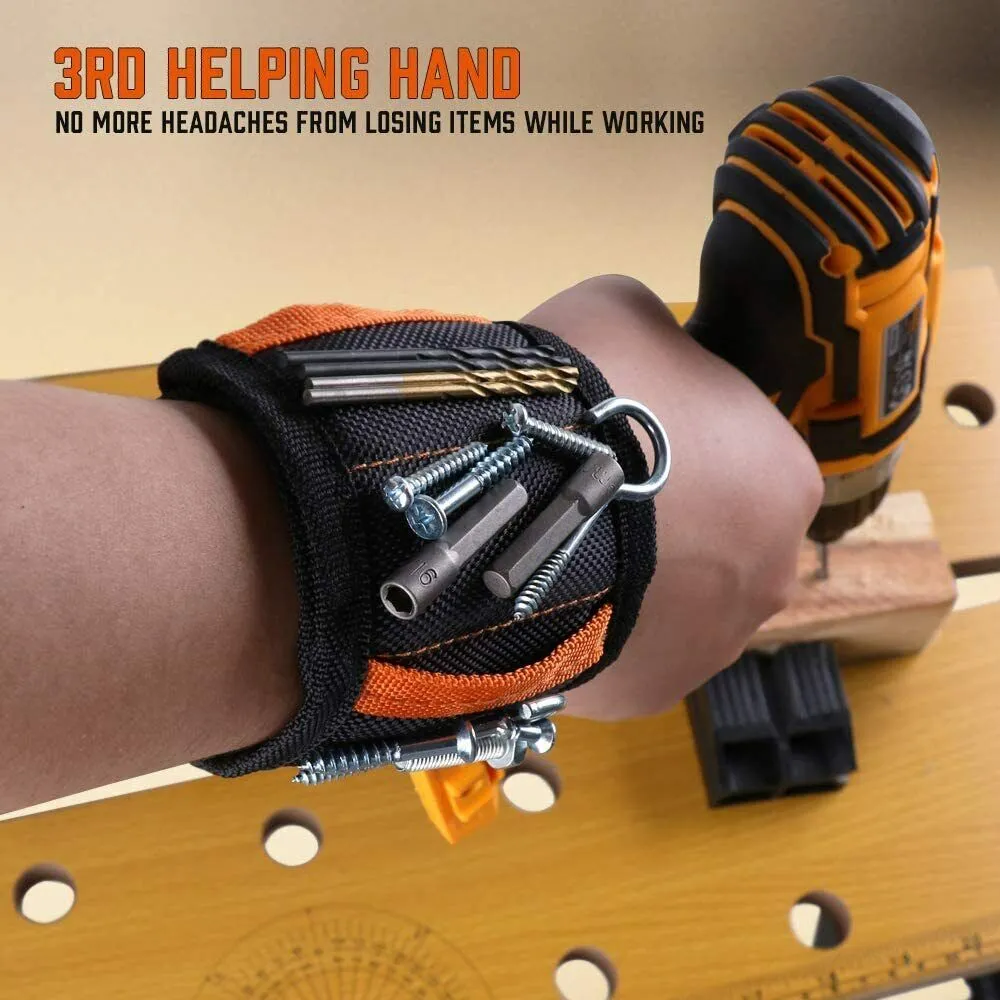 Magnetic Wristband & Universal Socket Grip Tool Set - 7-19mm - Handyman's Essential