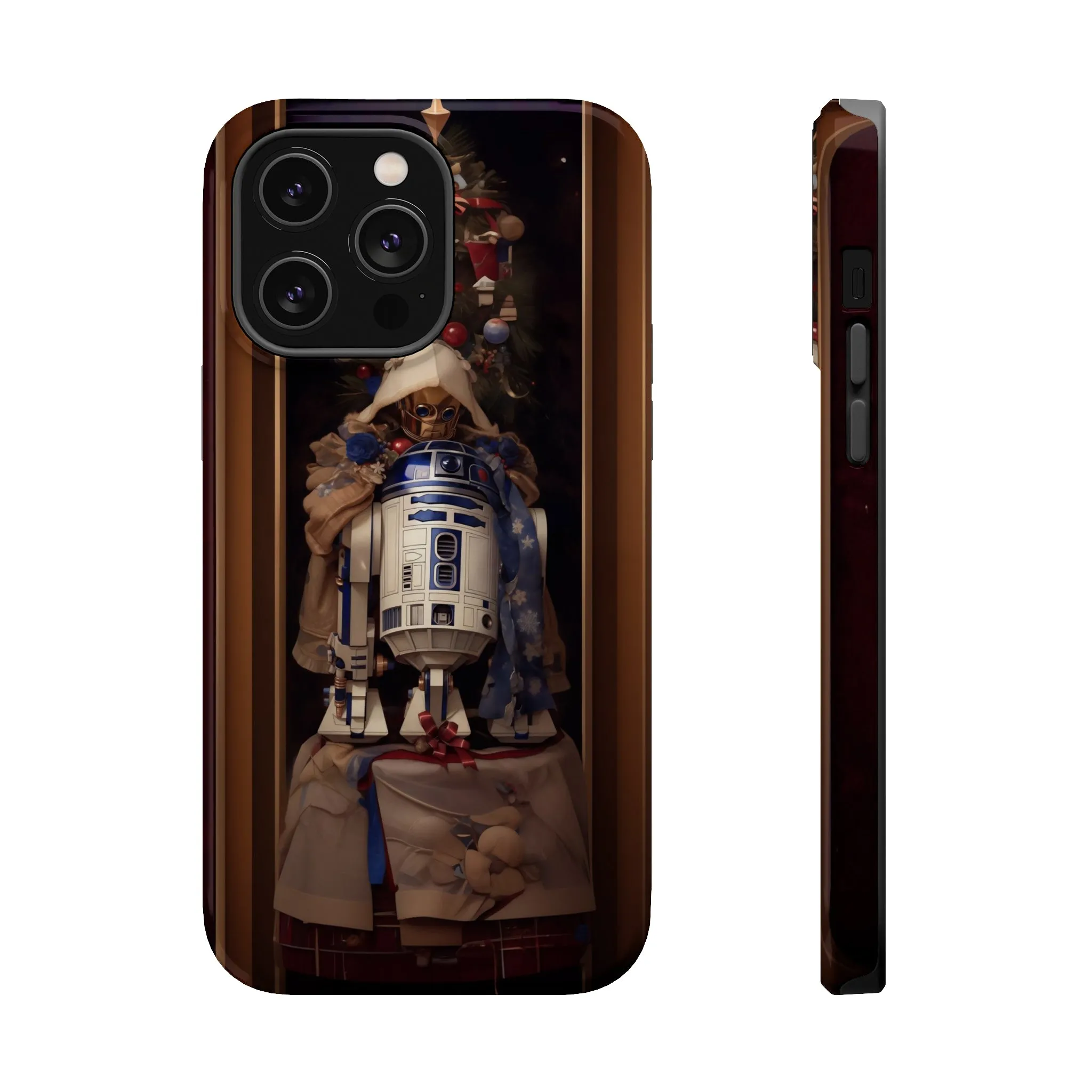 MagSafe Tough iPhone Case - R2D2 Norman Rockwell Christmas Card