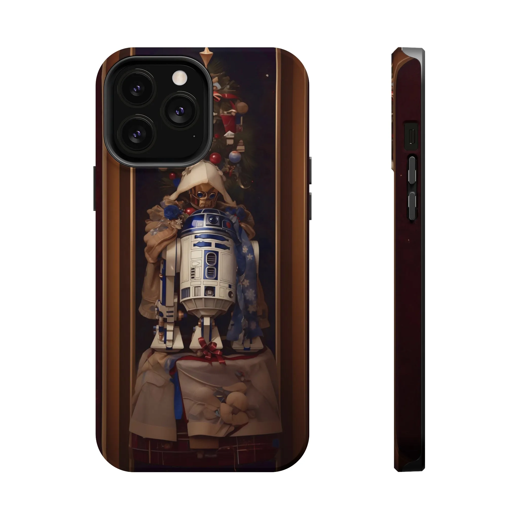 MagSafe Tough iPhone Case - R2D2 Norman Rockwell Christmas Card