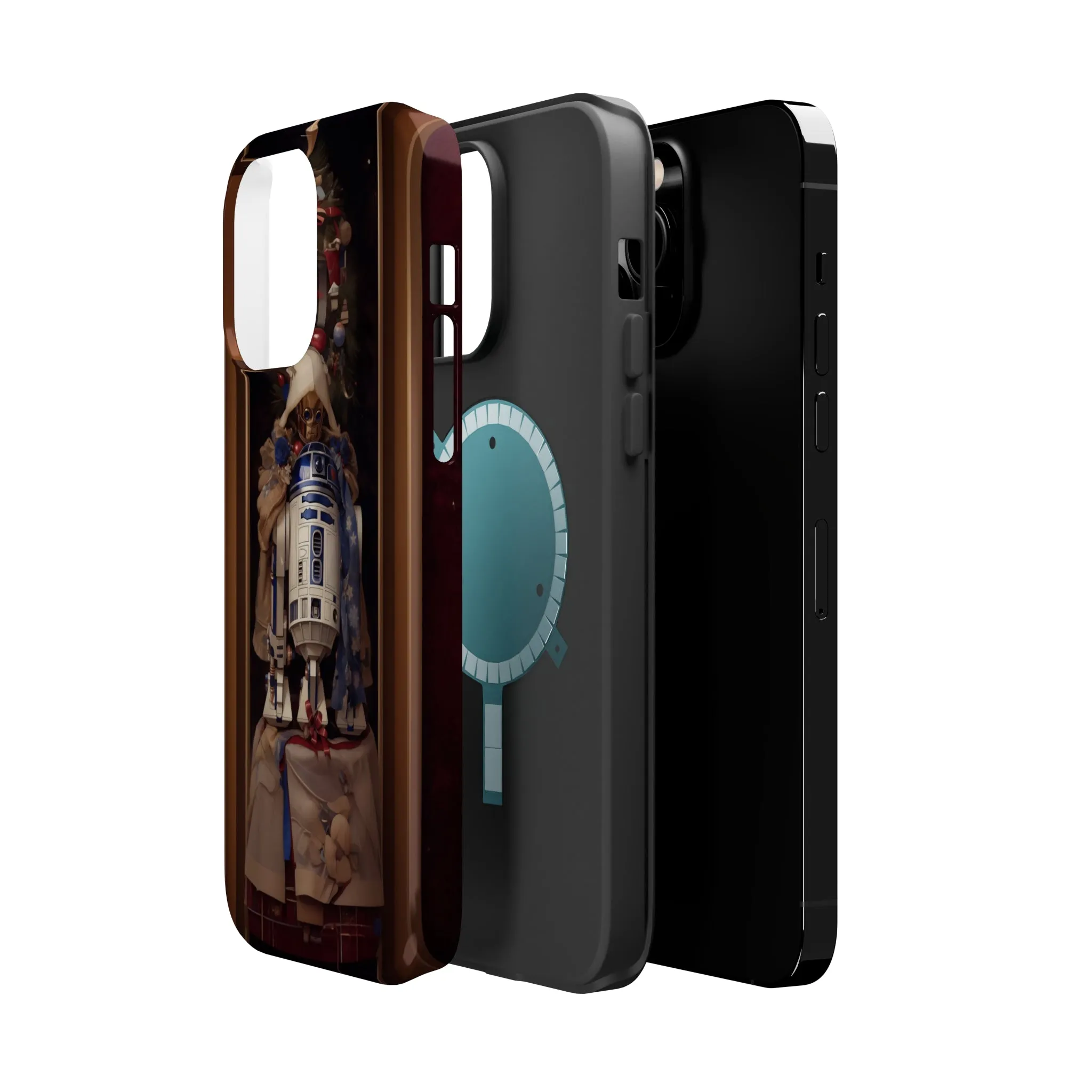 MagSafe Tough iPhone Case - R2D2 Norman Rockwell Christmas Card
