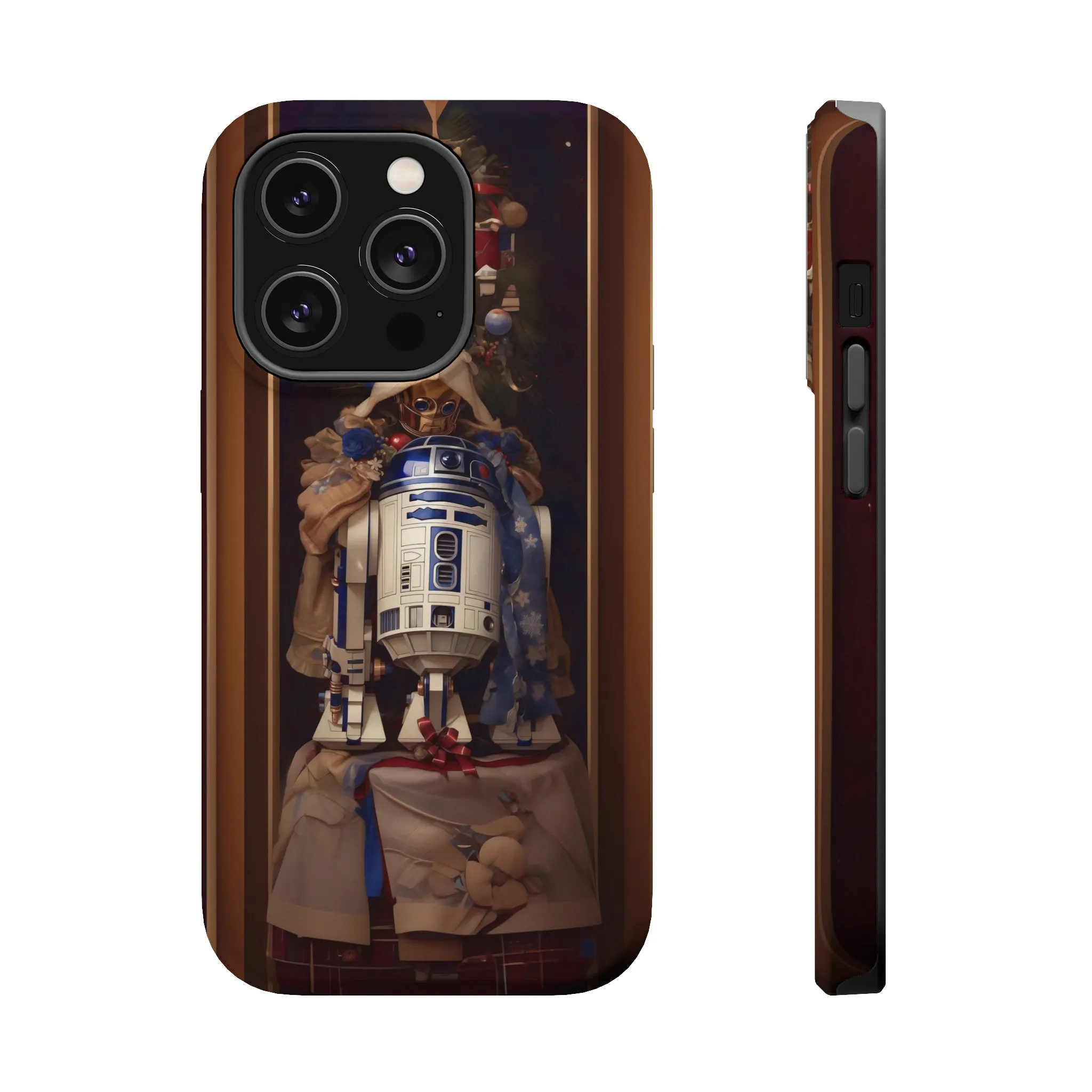 MagSafe Tough iPhone Case - R2D2 Norman Rockwell Christmas Card