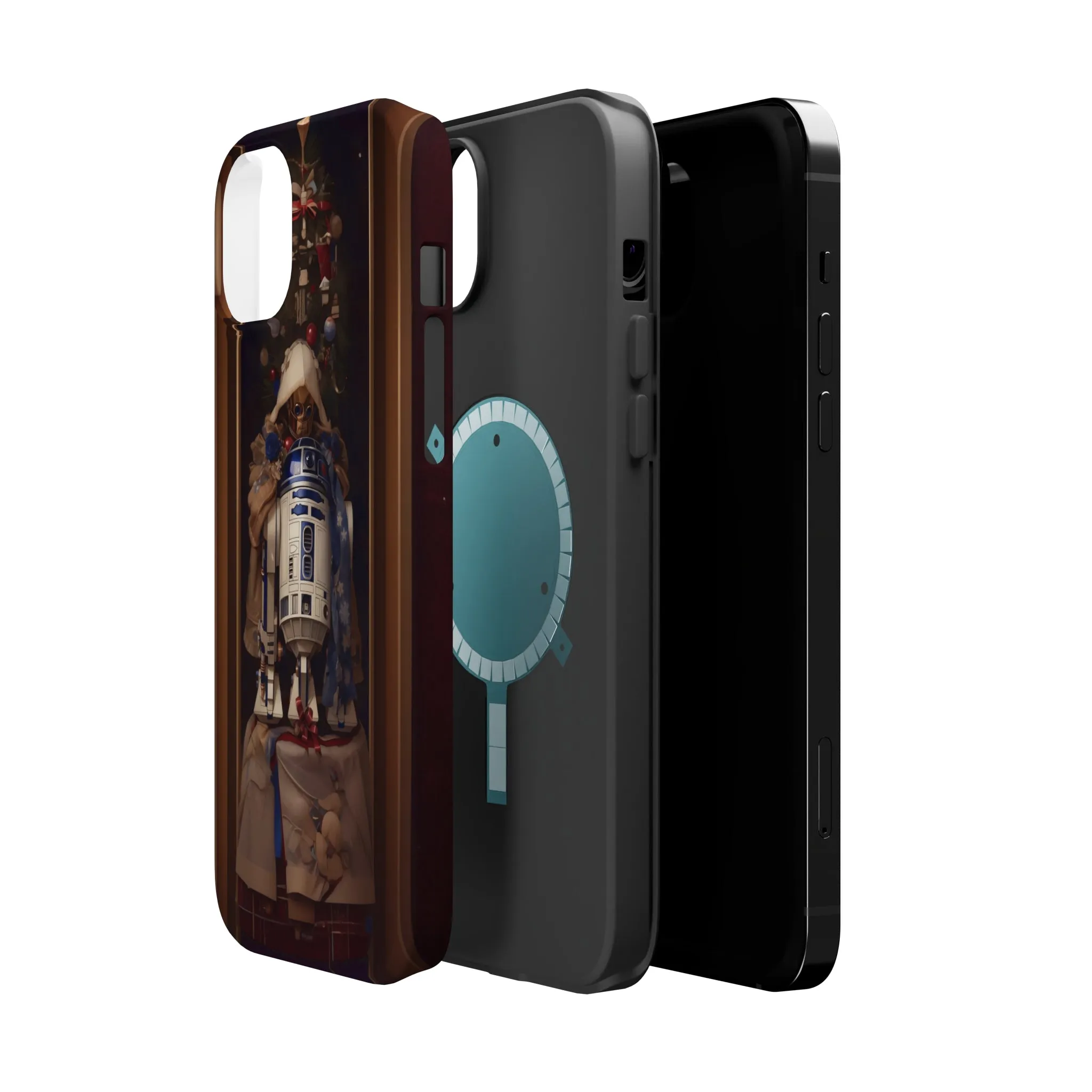 MagSafe Tough iPhone Case - R2D2 Norman Rockwell Christmas Card