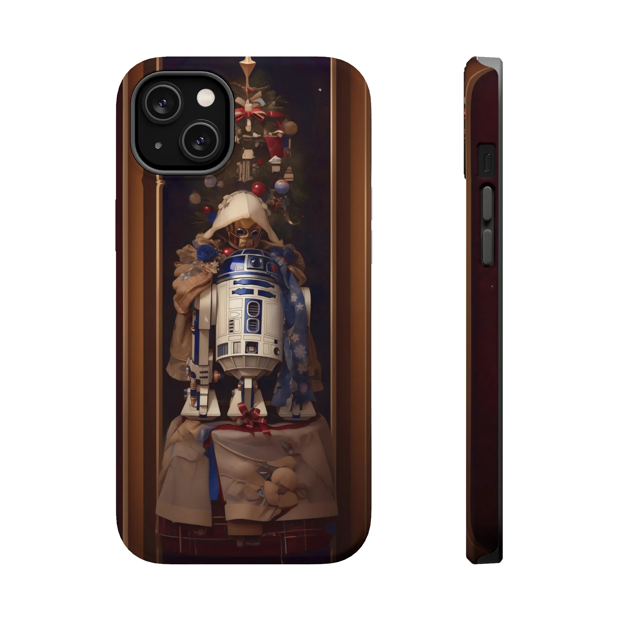 MagSafe Tough iPhone Case - R2D2 Norman Rockwell Christmas Card