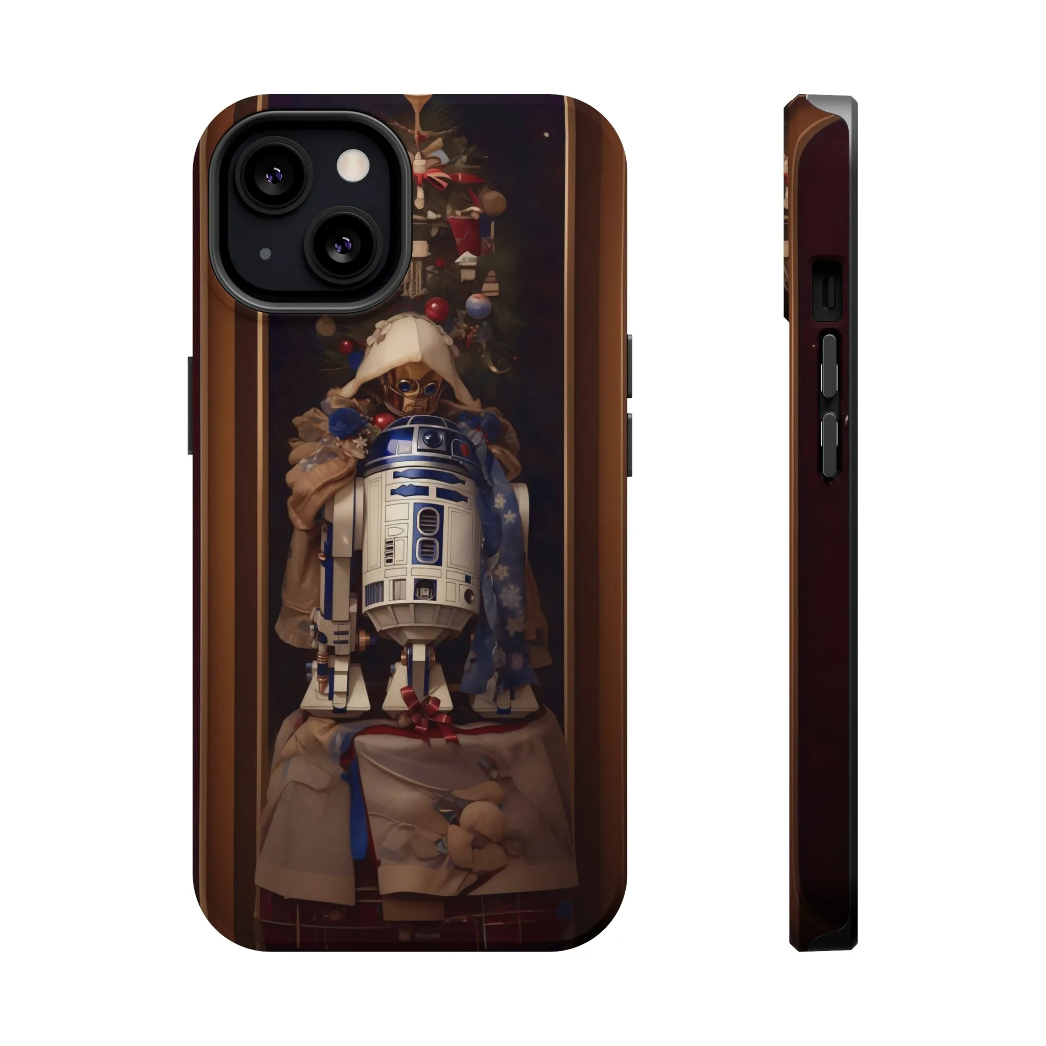MagSafe Tough iPhone Case - R2D2 Norman Rockwell Christmas Card