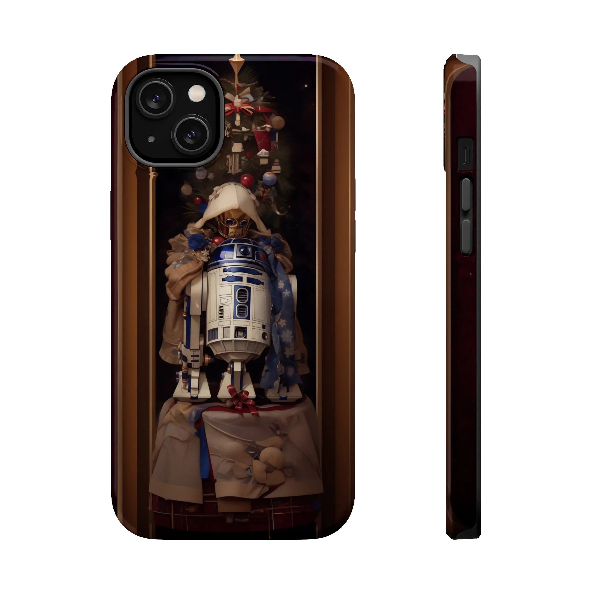 MagSafe Tough iPhone Case - R2D2 Norman Rockwell Christmas Card