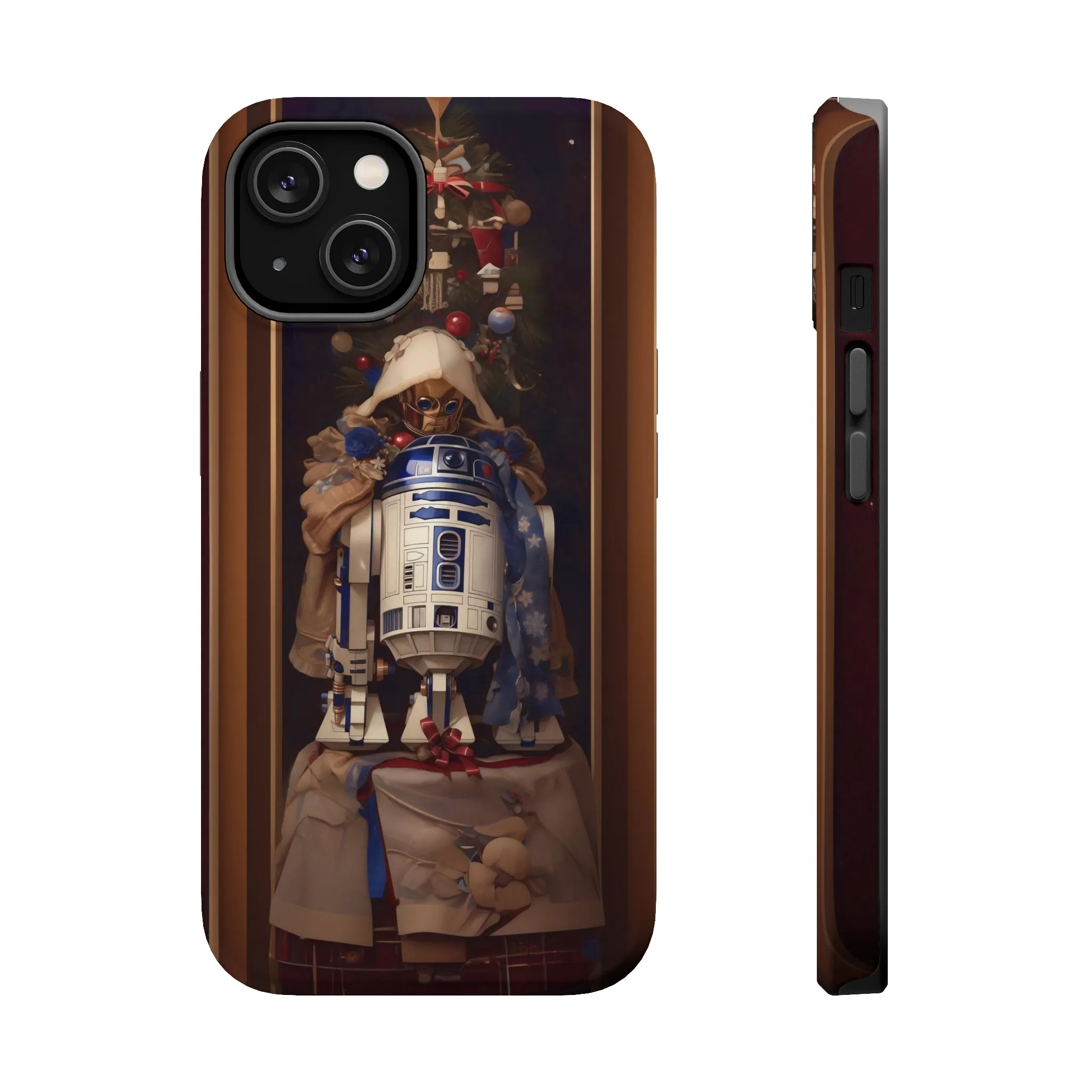MagSafe Tough iPhone Case - R2D2 Norman Rockwell Christmas Card