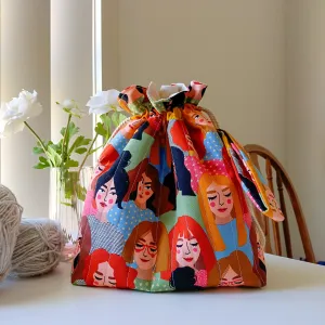 Mahila Drawstring Project Bag