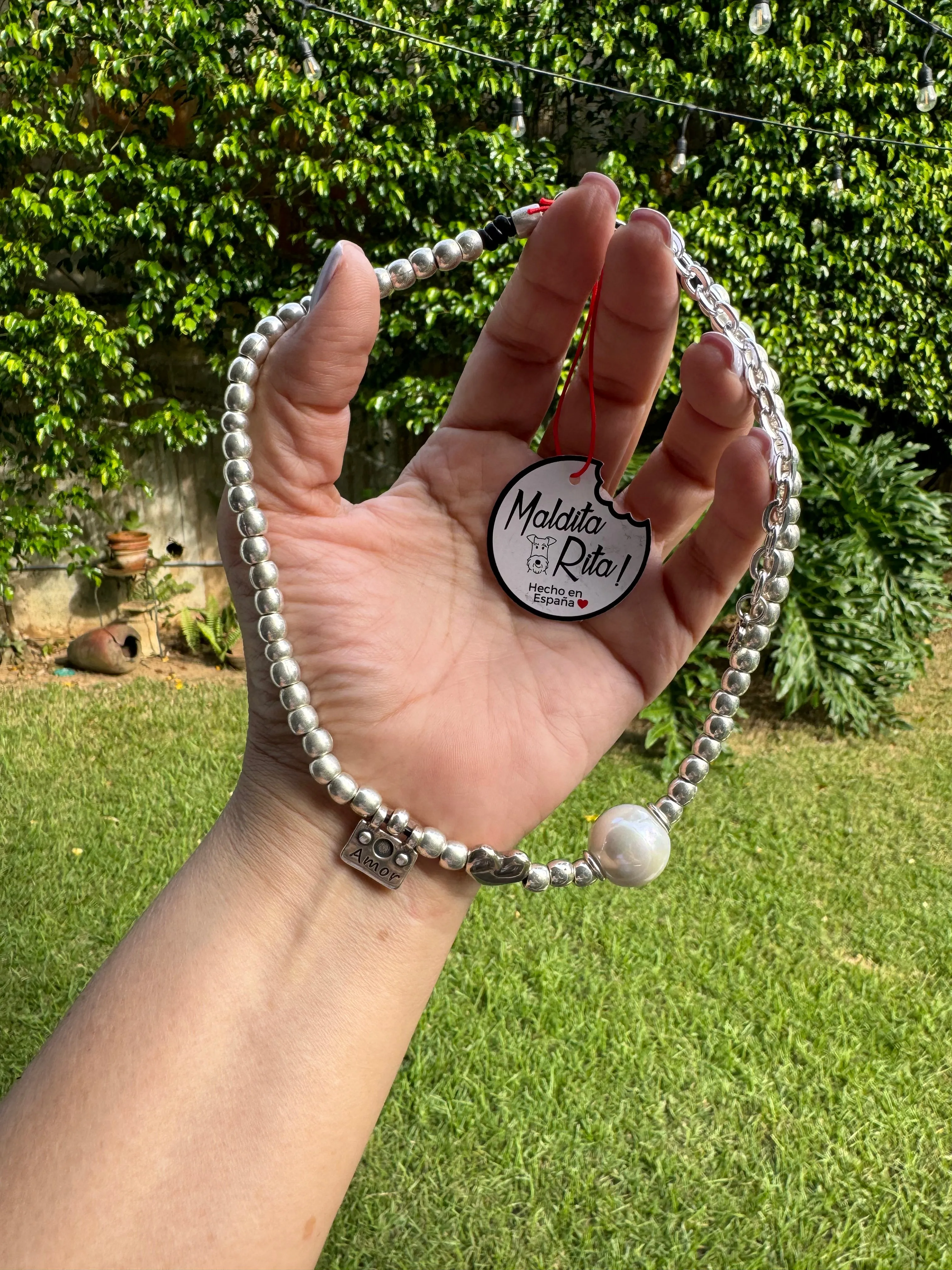 Maldita Rita necklace (Amor, suerte y salud)