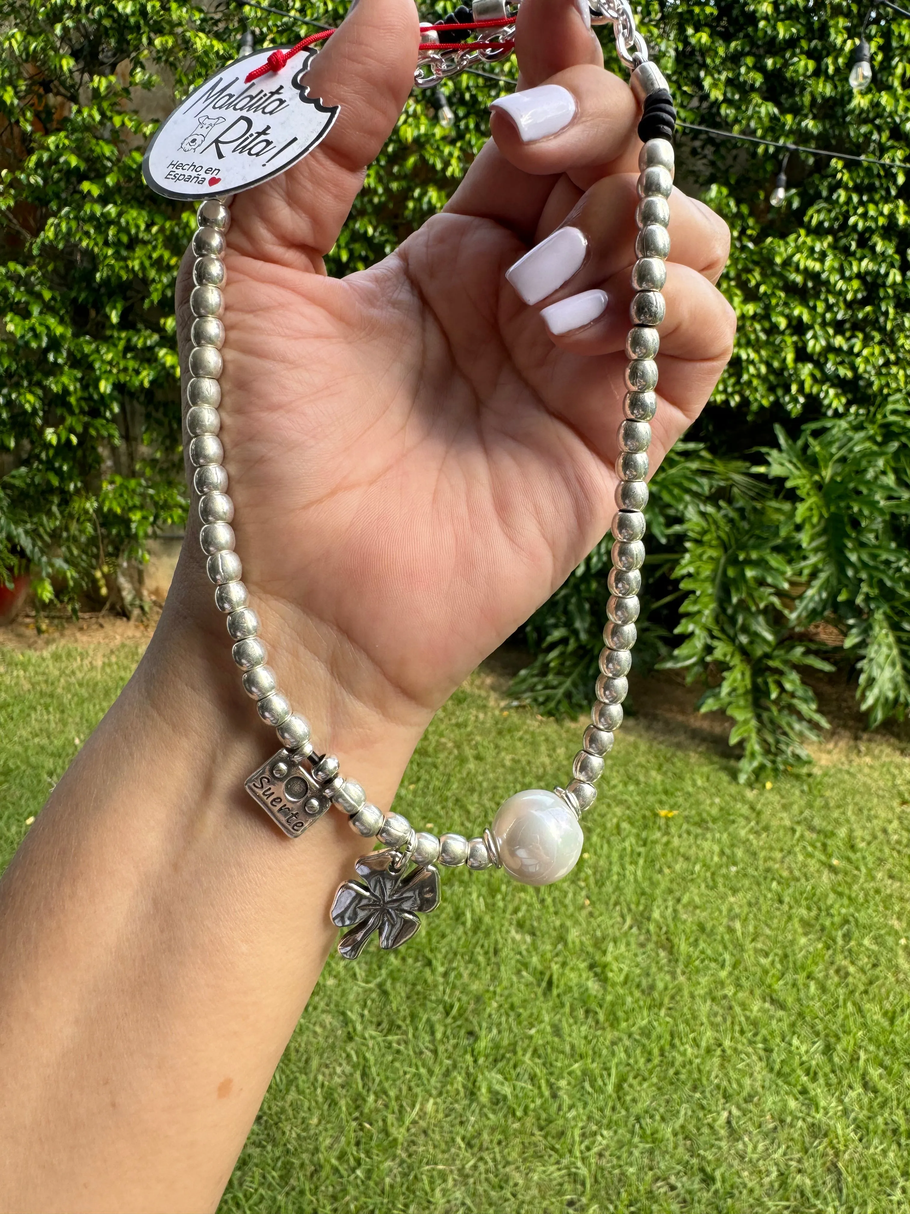 Maldita Rita necklace (Amor, suerte y salud)