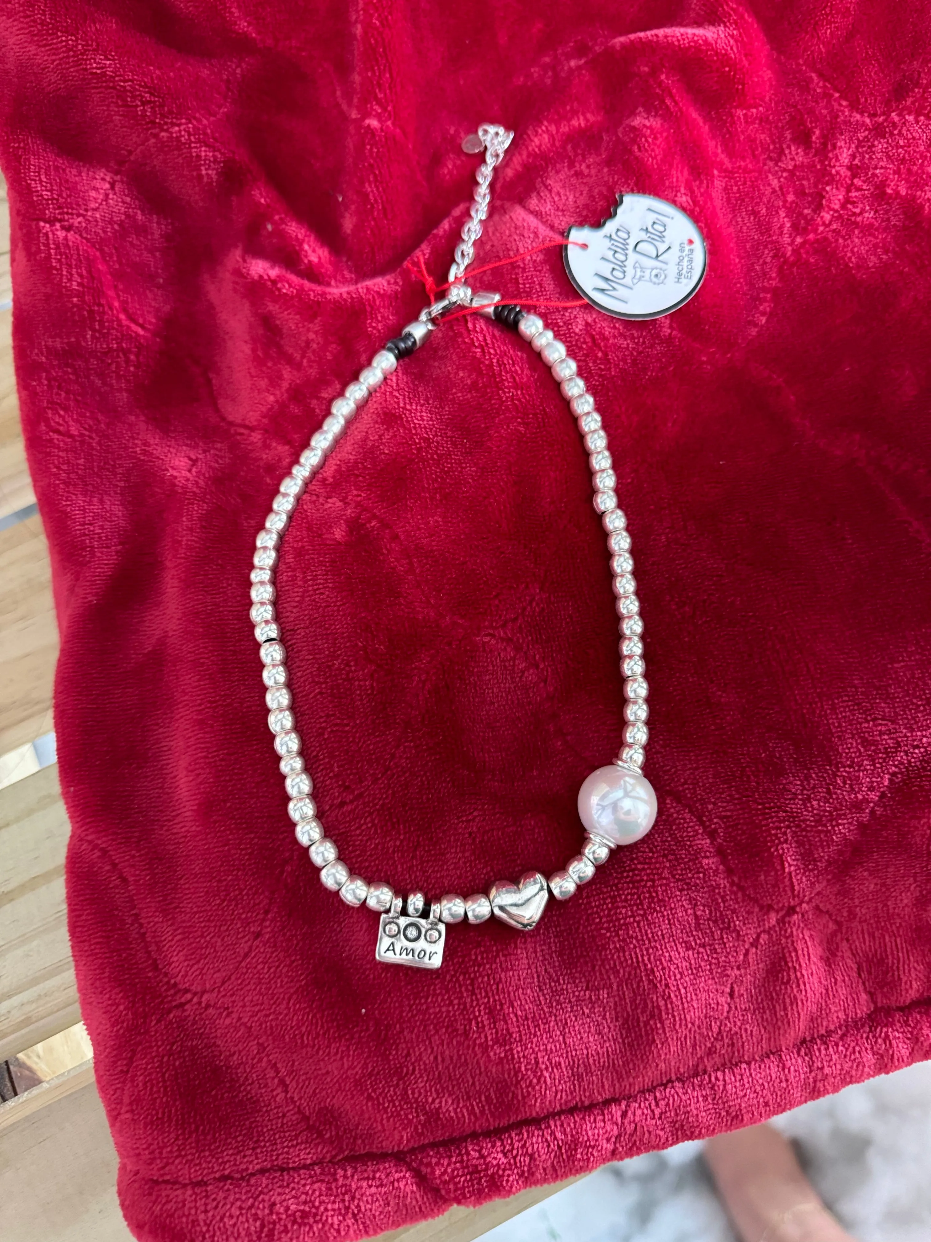 Maldita Rita necklace (Amor, suerte y salud)