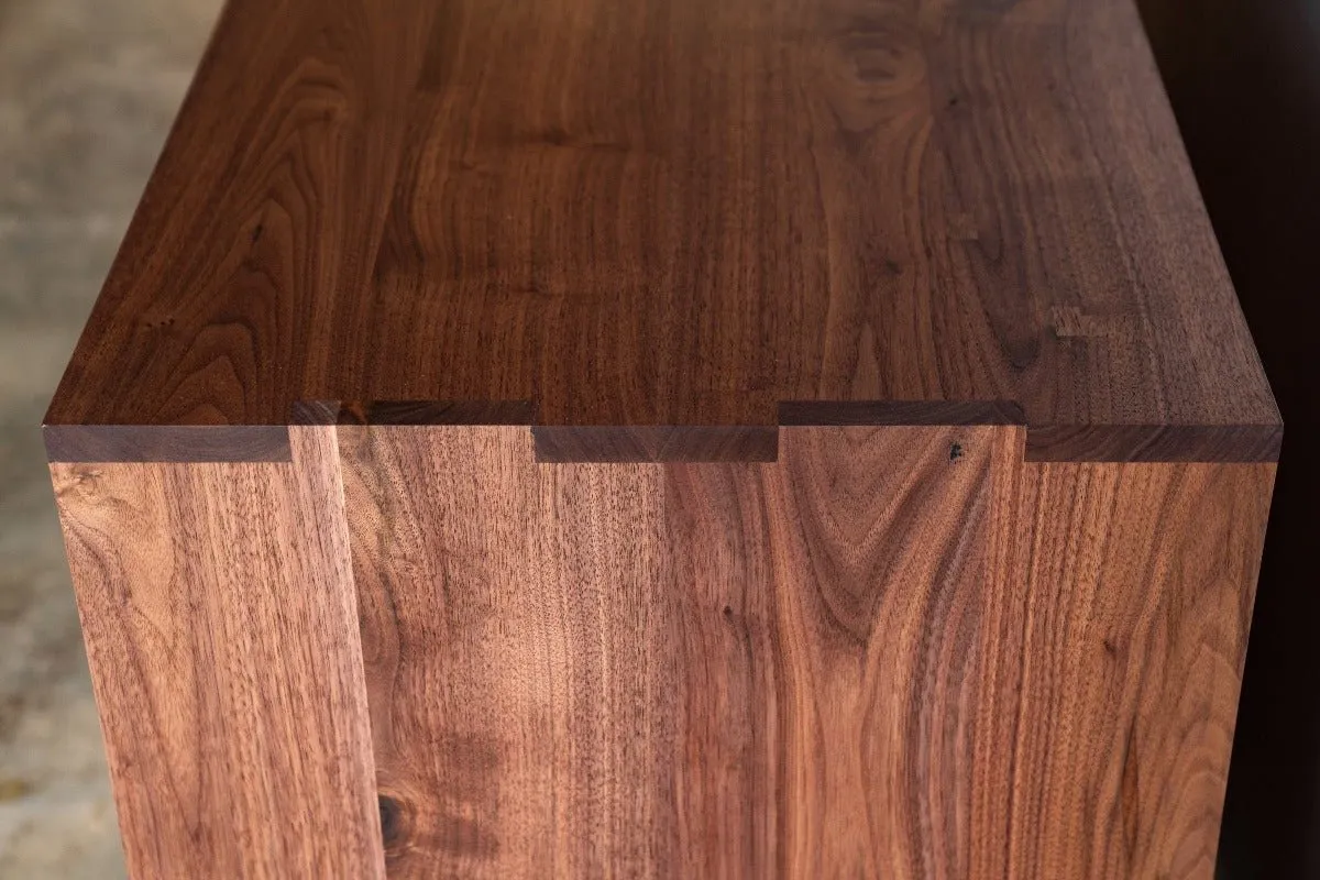 Max Credenza | Solid Wood Vinyl Record Storage Cabinet