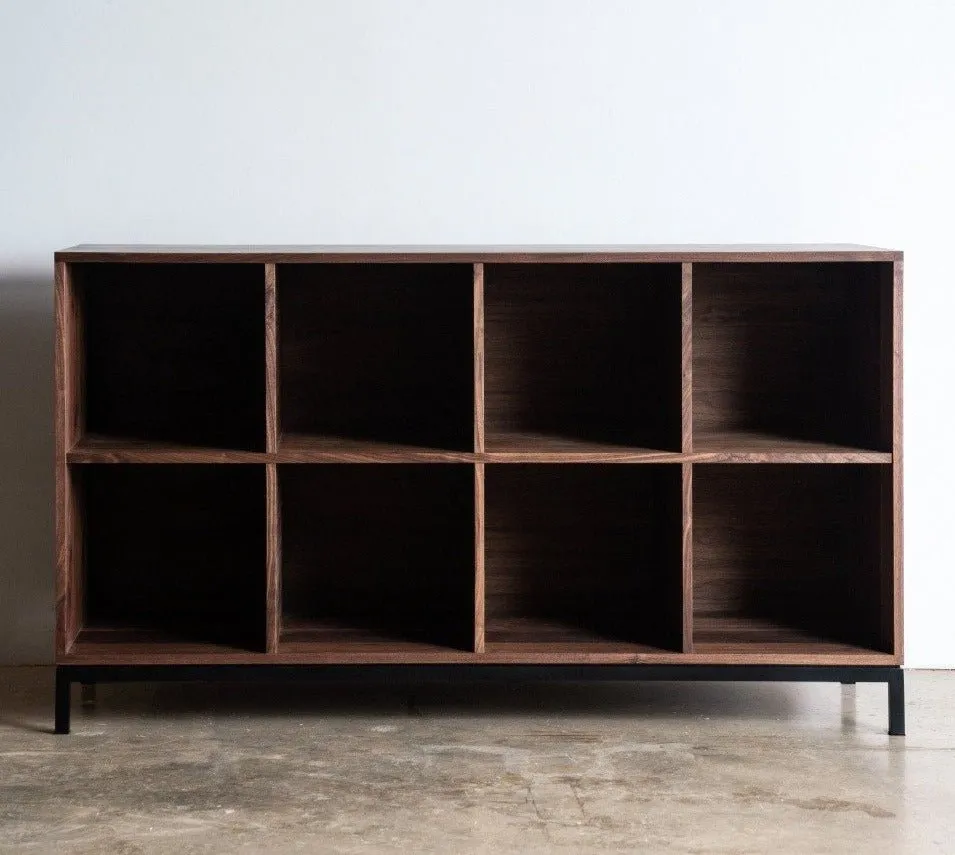 Max Credenza | Solid Wood Vinyl Record Storage Cabinet