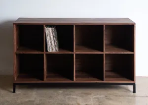 Max Credenza | Solid Wood Vinyl Record Storage Cabinet