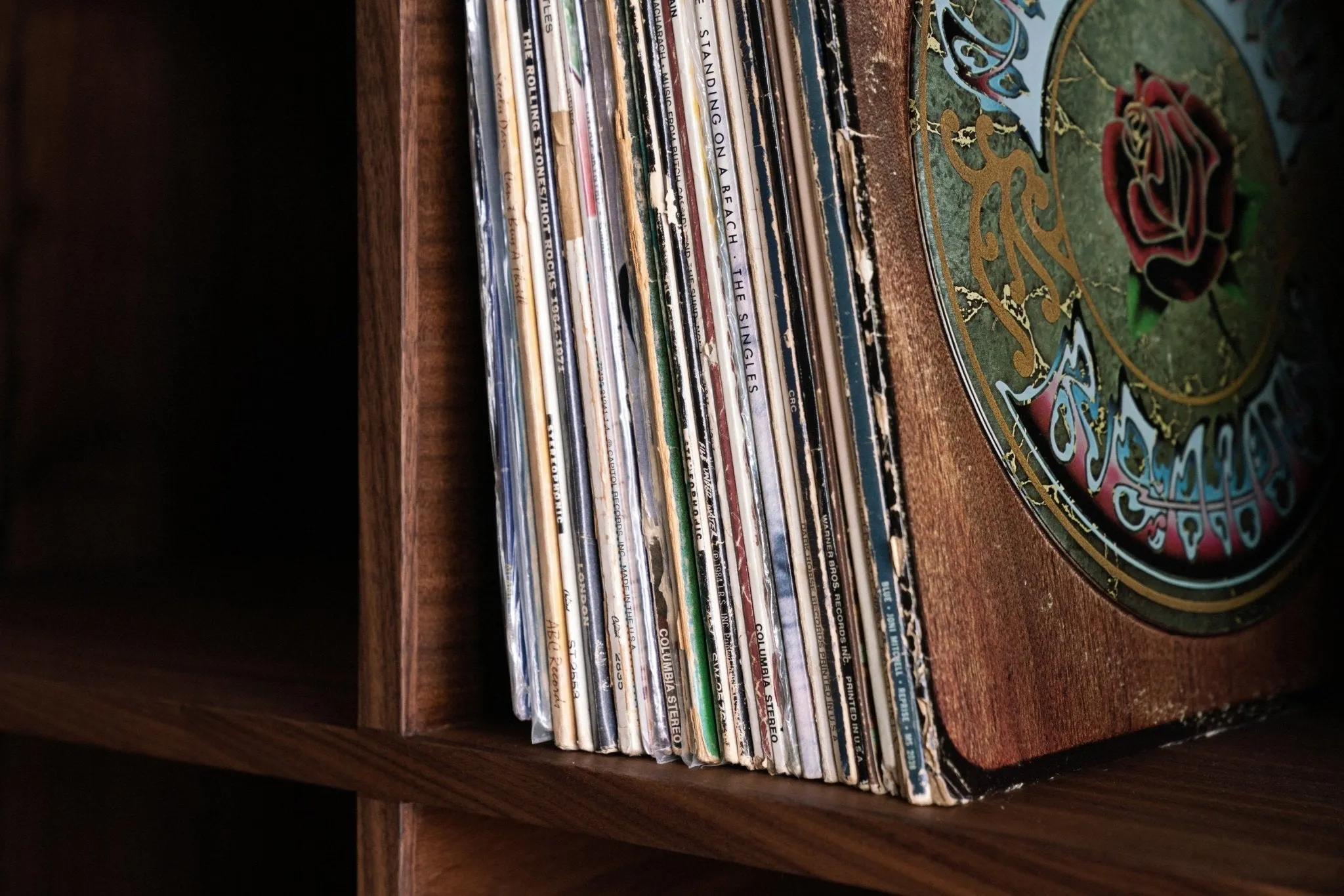 Max Credenza | Solid Wood Vinyl Record Storage Cabinet