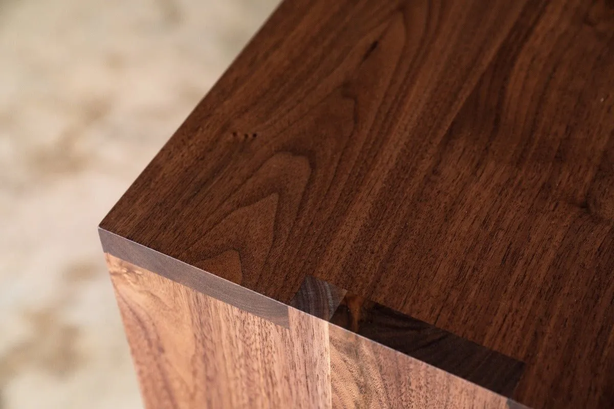 Max Credenza | Solid Wood Vinyl Record Storage Cabinet