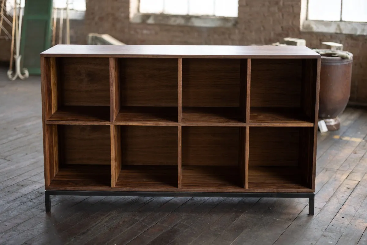 Max Credenza | Solid Wood Vinyl Record Storage Cabinet