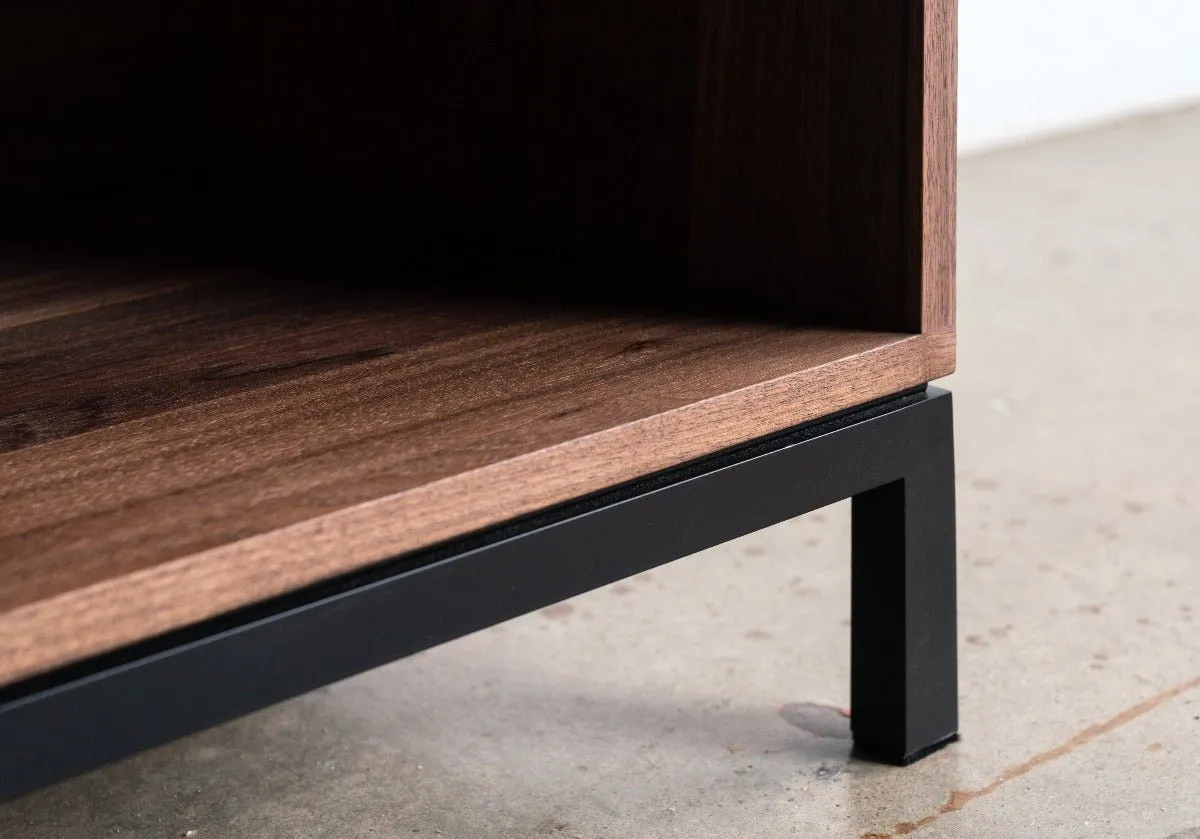 Max Credenza | Solid Wood Vinyl Record Storage Cabinet