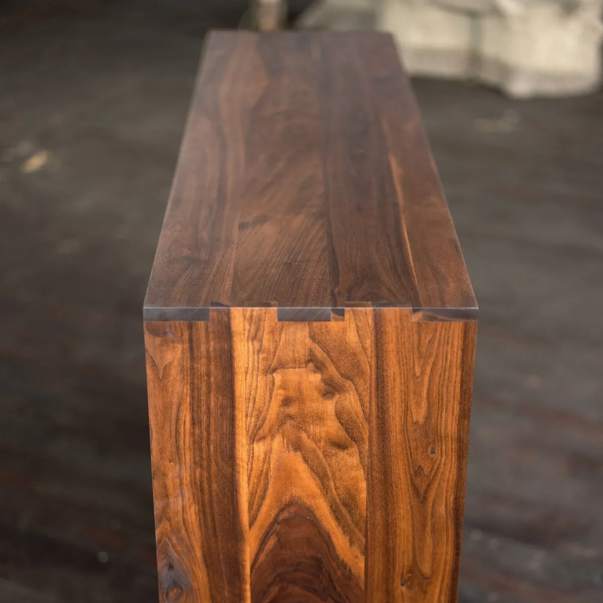 Max Credenza | Solid Wood Vinyl Record Storage Cabinet