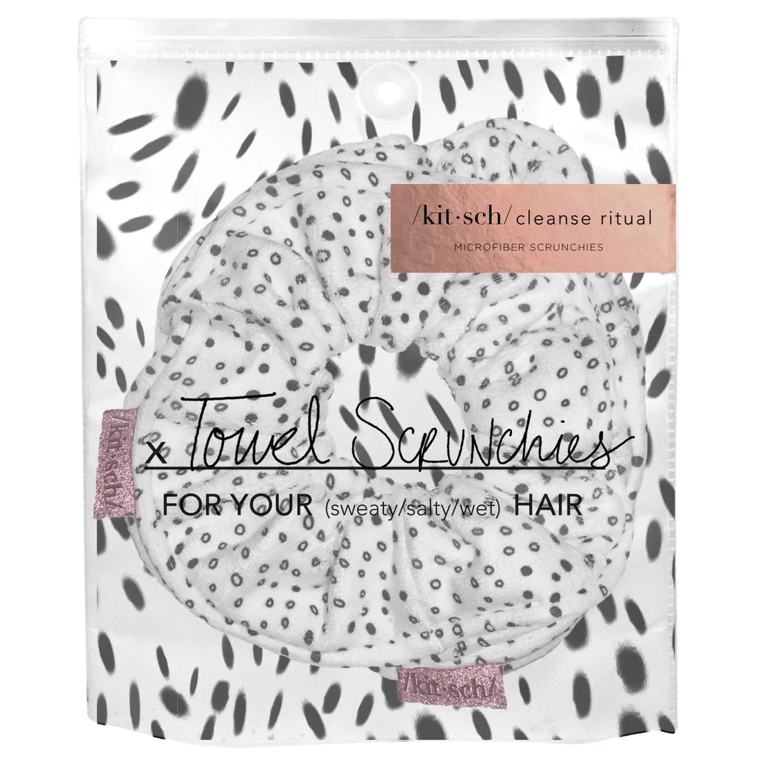 MICROFIBER TOWEL SCRUNCHIES / MICRO DOT