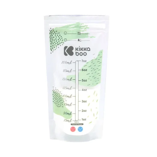 Milk storage bags with temperature sensor 25pcs Lactty