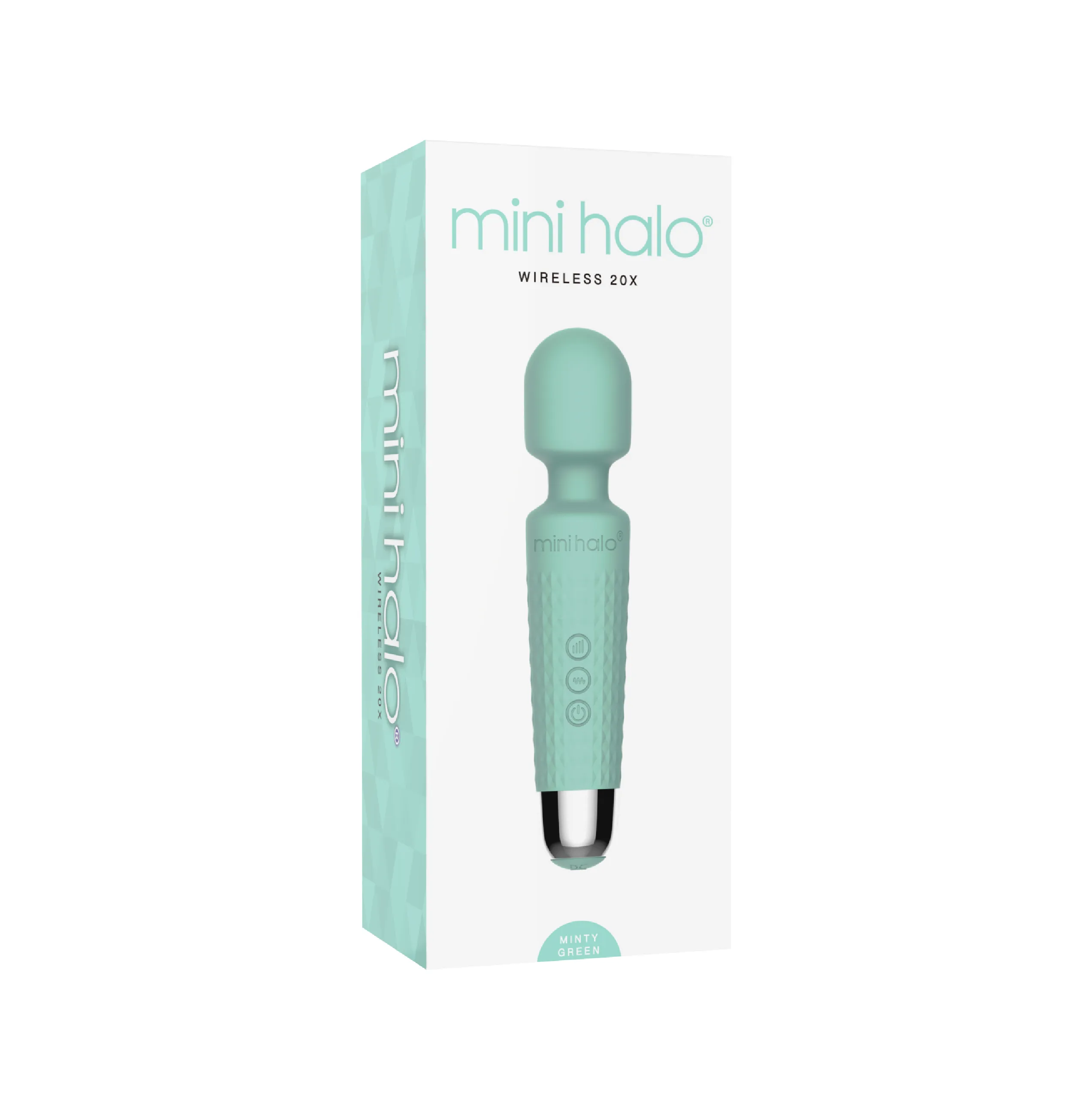 Mini Halo Wand Vibrator Minty Green