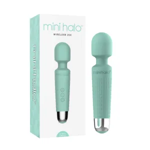 Mini Halo Wand Vibrator Minty Green