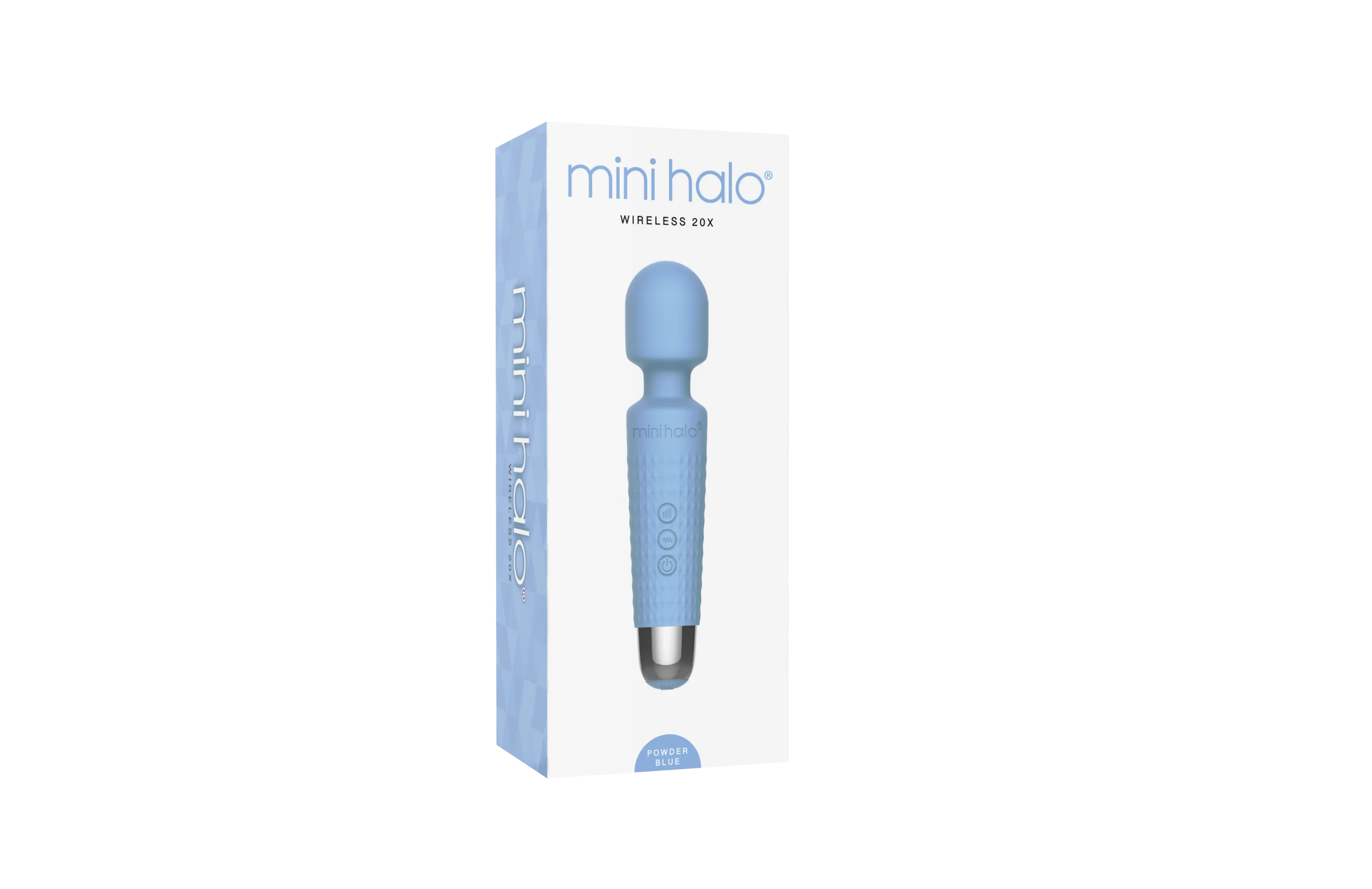Mini Halo Wand Vibrator Powder Blue