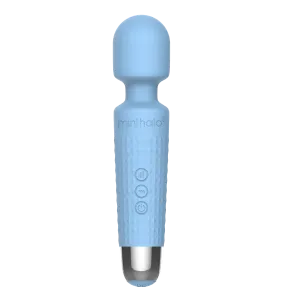 Mini Halo Wand Vibrator Powder Blue